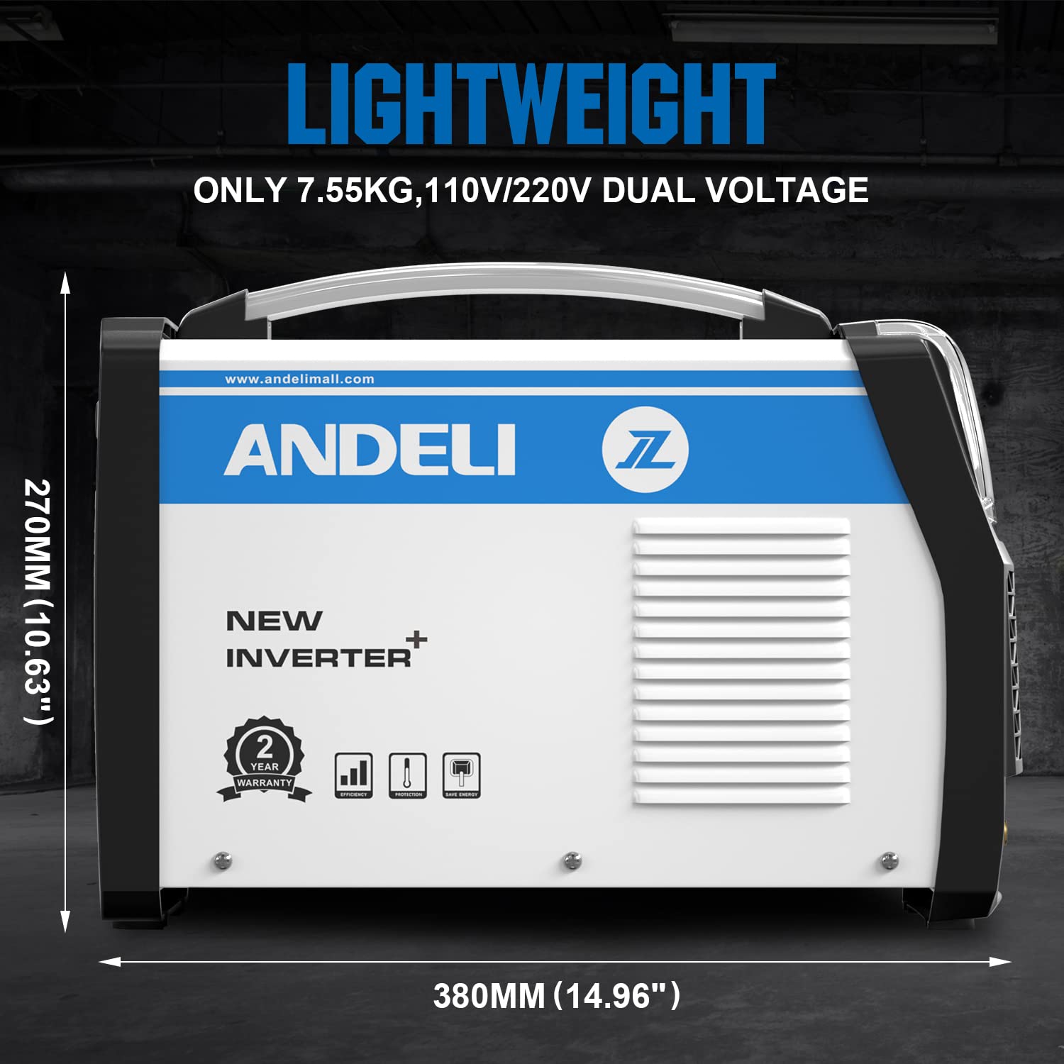 ANDELI 110/220V Cold Welder TIG Welding Machine with Cold/Hot/TIG Pulse MOS Tube Cold Welding Machine TIG-250MPL