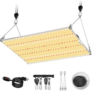 abriselux a1500 led grow light dimmable with 4x4ft coverage and upgraded larger board, full spectrum grow lamps for indoor hydroponic growing light with high ppfd (actual power 150w)