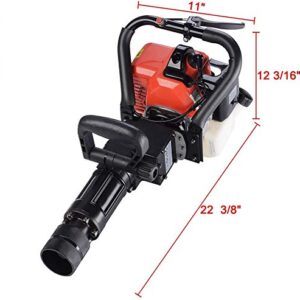 BH 2in1 32.7cc Gasoline Demolition Jack Hammer Post Piling Driver 2 Stroke Petrol Powered Fencing Pile Pounder Gas Jack Hammer T post Knocker