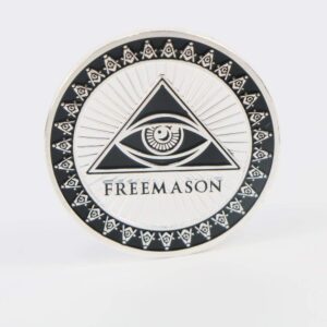 free and accepted masons coin silver plated 1 oz masonic symbols bullion&coins collections souvenir gifts