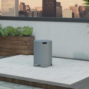 CosmoLiving by Cosmopolitan, Astra Collection, Propane Tank Holder, Dark Gray (87833CHC1E)