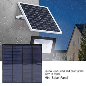 bizofft Polysilicon Solar Panel, with 1Meter Cable 2Pcs DC 12V Solar Panel Charger, Solar Flashlights for Solar Phone Chargers Solar Landscape Lights