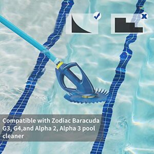 Pool Cleaner Parts for barracud G3 (Set of 6),Includes W70329 Finned Seal, W69698 Long Life Diaphragm with W81600 Retaining Ring, W70327 Foot Pad Compatible with Diaphragm G2,G3,Replace W69721 W72855