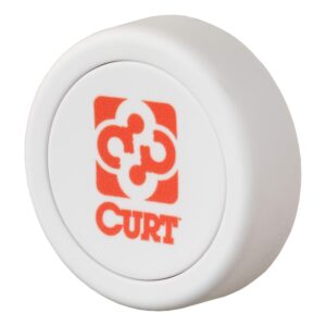 curt 51189 manual override bluetooth button for echo mobile trailer brake controller, powered by flic, white