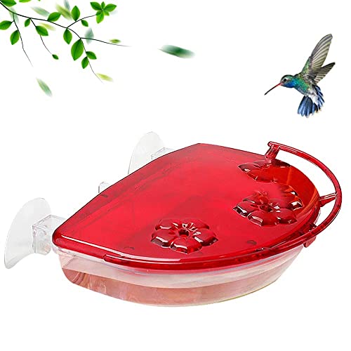 Outdoor Plastic Window Hummingbird Feeder with Powerful Suction Cups- Attracting Hummingbirds to Your Outdoor Window Hummingbird feeders