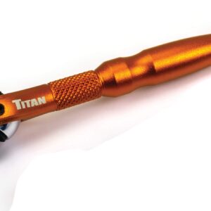 Titan 11323 1/4-Inch Drive Swivel Head Micro Bit Driver , Orange