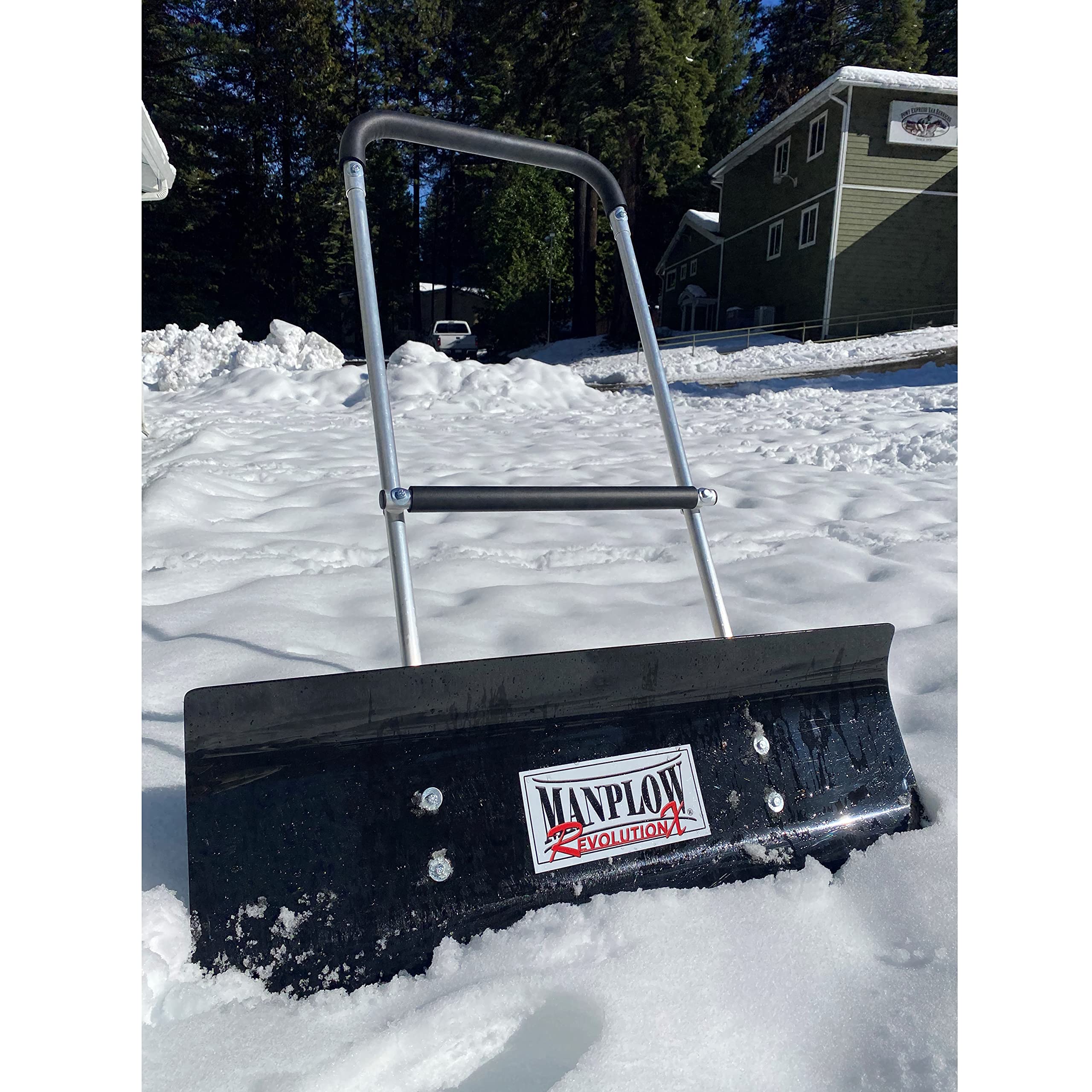 MANPLOW RevolutionX Snow Pusher with U Handle (40 Inch)