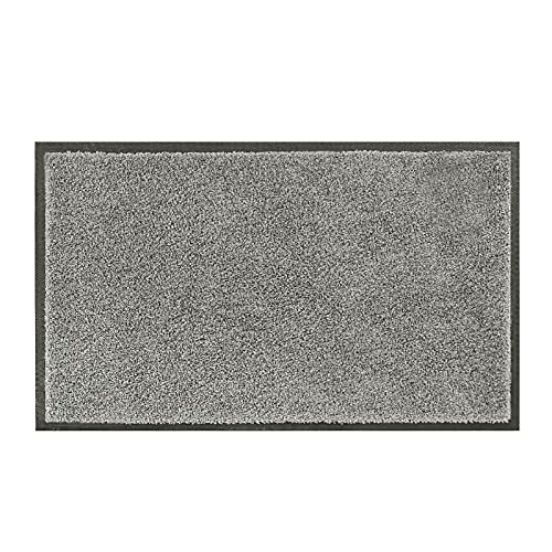 MATALL Home Entrance Door Mats - 29.5”x17” Washable Non-Slip Entryway Mat Inside Outside Welcome Mat for Front Door, Back Door, Patio, House Entry, Grey