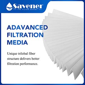 Savener PCC105-PAK4 Swimming Pool Replacement Filter Cartridge Replaces for Darlly 71053 Unicel C-7471 105Sq.ft 817-0106 R173576 817-0106 Filbur FC-1977 FC-6470 CCP420 4 Pack