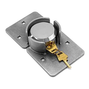 QWORK Hockey Puck Lock, 2-7/8" Trailer Door Lock, Keyed Differently, 2 Pieces