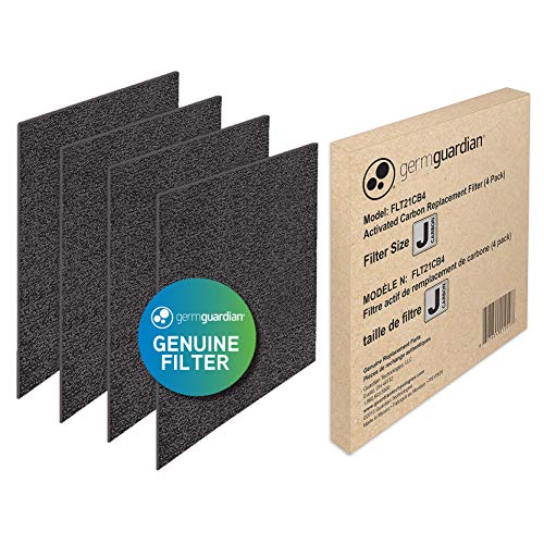 GermGuardian FLT21CB4 Genuine Carbon Filter Replacements for 21-inch Air Purifier AC5900WCA, 4-Pack