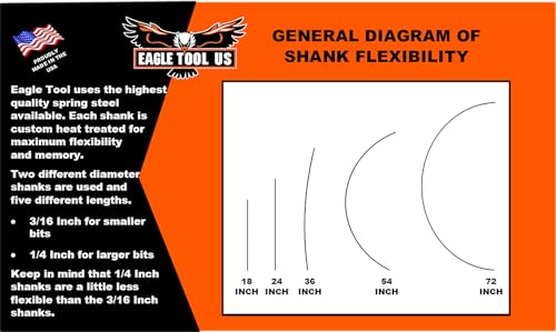 Eagle Tool US Installer Bit and Drill Bit Extension, 52-INCH - ETHX25052 (Replaces ETHX25054)