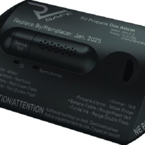 RV SAFE RVLP-2B Propane Gas Alarm - 2-Wire, Black