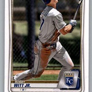 2020 Bowman Draft Paper #BD-152 Bobby Witt Jr. Kansas City Royals Official MLB Baseball Trading Card From The Topps Company in Raw (NM Near Mint or Better) Condition