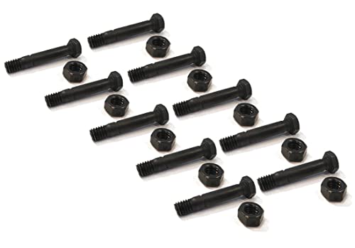 The ROP Shop | (Pack of 10 Shear Pin Bolt & Nut for Ariens Deluxe 28 921022, 921023, 921034