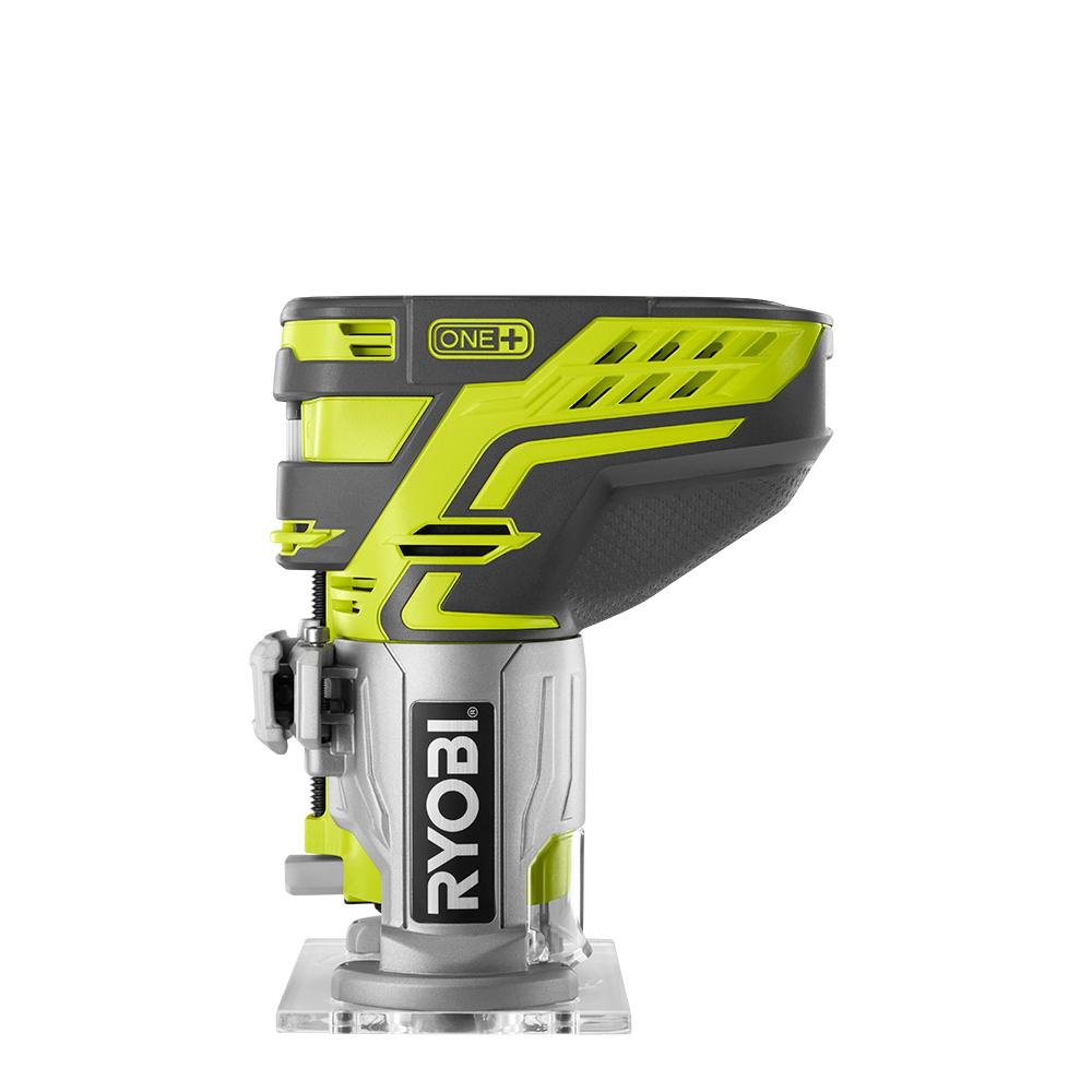 RYOBI 18-Volt Cordless Fixed Base Trim Router Kit with Battery and Charger (Renewed)