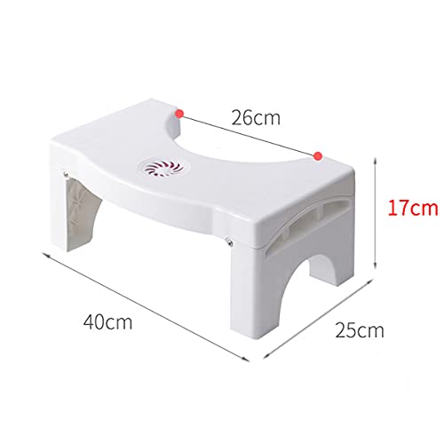 Folding Toilet Stool for Adults or Children,Fit for All Toilets (P01)