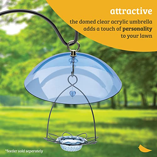 Birds Choice DOME Protective Dome, Protective Cover for Hanging Bird Feeders, 10", Clear