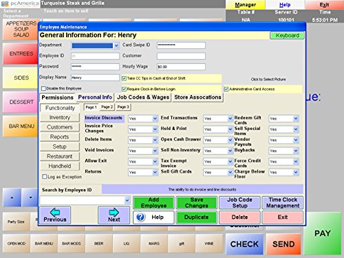 pcAmerica Cash Register Express Single License Retail POS Software ENTERPRISE EDITION