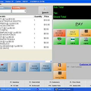 pcAmerica Cash Register Express Single License Retail POS Software ENTERPRISE EDITION