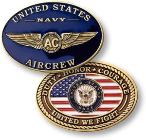 united states navy aircrew challenge coin, naval aviation