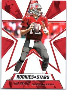 2020 rookies and stars football #82 tom brady tampa bay buccaneers official nfl trading card by panini america