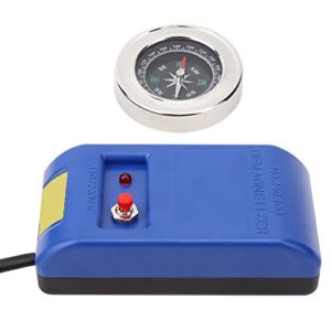 Electrical Demagnetizer Tools + Compass Set Watch Repair Degausser Durable Portable for Watch Repair Degausser(U.S. regulations)