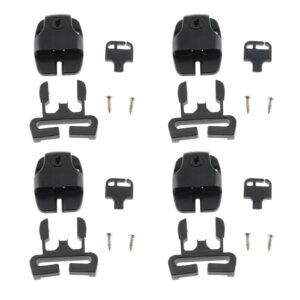e-outstanding spa tub cover clip 4 set spa hot tub cover latch lock kit with keys and screws replacement broken latchs repair accessories