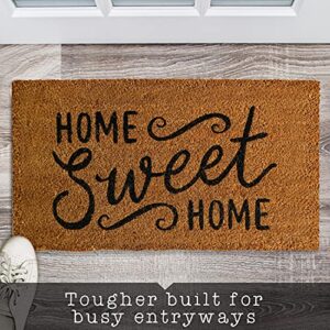 MAINEVENT Home Sweet Home Doormat 30x17 Inches, Welcome Home Mats Front Door, Home Sweet Home Door Mat with Thick Anti-Slip PVC Backing, Fall Welcome Mat Outdoor, Door Mat Outdoor Entrance