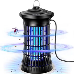 supink bug zapper for indoor and outdoor, 18w uv light electronic mosquito trap killer, insect zapper trap for home garden camping