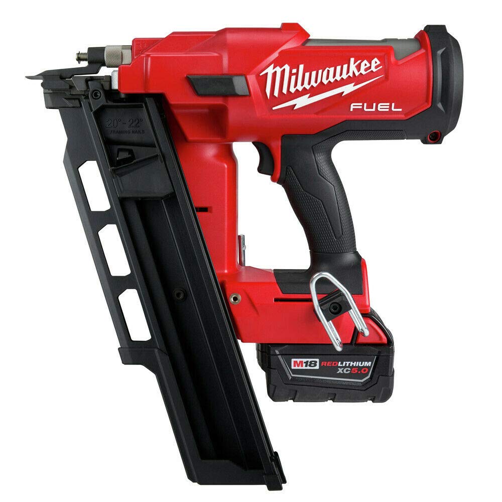 Milwauke M18 FUEL 21-Degree Framing Nailer Kit (5 Ah) New