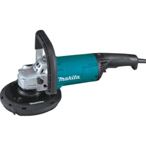 makita ga9060rx3 7" concrete surface planer with dust extraction shroud