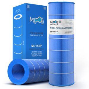 moaj premium pool filter replaces pentair cc150, clean and clear 150, ccrp150, r173216, 160317, 160355, predator 150, pap150, filbur fc-0687, c-9415 | 31 1/8" x 10 1/16" | asepsis-infused filtration