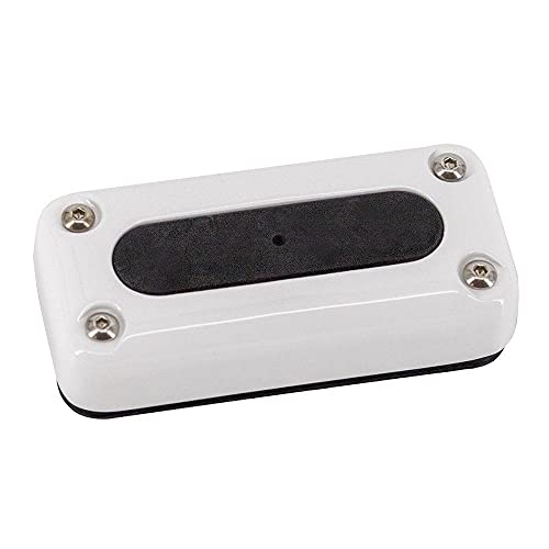 SEAVIEW | Multi-Cable Rectangle Cable Gland | Marine Grade Waterproof Cable Pass Through Cable Clam Compatible with Wire Diameters Up to 0.5" (10.6mm) | White Powder Coated Stainless Steel