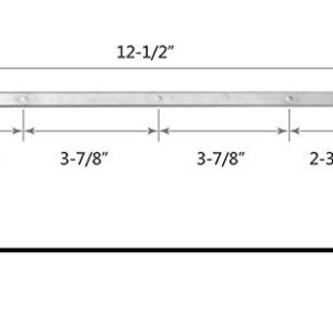 JTEX 12-1/2 in. Replacement Planer Blades For Ryobi AP12, Bauer 1621E-B, Grizzly G0663 G0790, Performax 240-3749, 240-3750 Planer - Set of 2