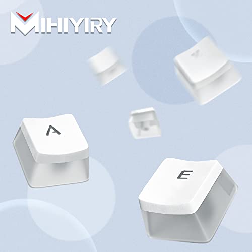 MIHIYIRY US Layout 60% Hot Swappable Mechanical Keyboard, RGB Backlit 61 Anti-ghosting Keys USB Wired Computer Keyboard Quick-Response Ergonomic Keyboard Suitable for Office and Games(Red Switch)