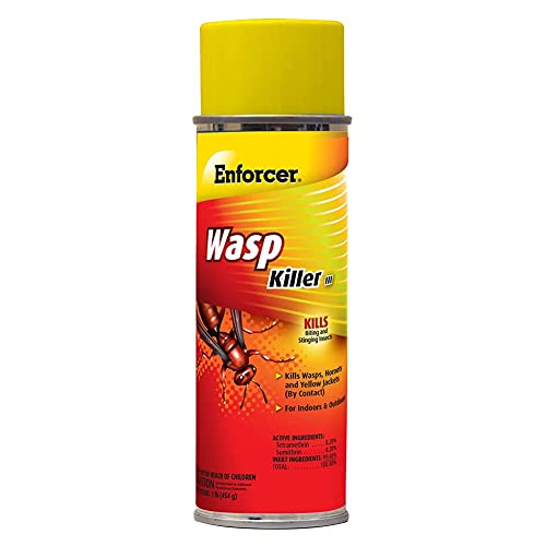 Enforcer Wasp and Jacket Foam - 7 Ounces (Case of 12) A07234-20 Foot Spray - Yellow Jacket, Wasp and Hornet Killer