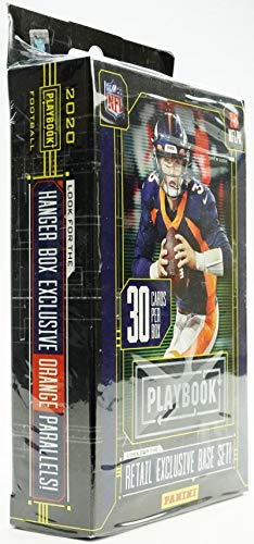 2020 PANINI PLAYBOOK NFL ORANGE HANGER BOX 30 CARDS NEW SEALED