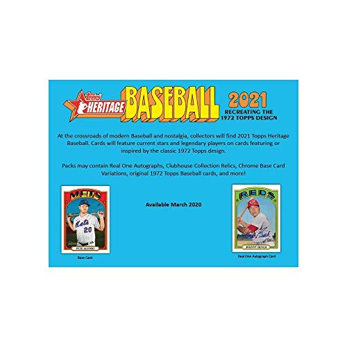 2021 Topps Heritage Baseball Blaster Box