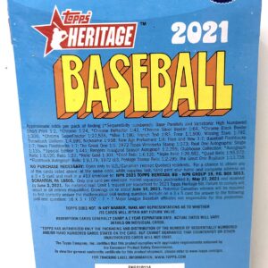 2021 Topps Heritage Baseball Hanger Pack