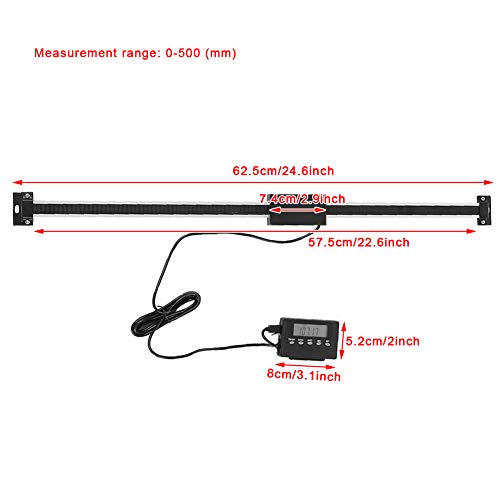 Digital Readout Kit, Data Output Accurate Digital Remote Linear Scale, for Metalworking Woodworking