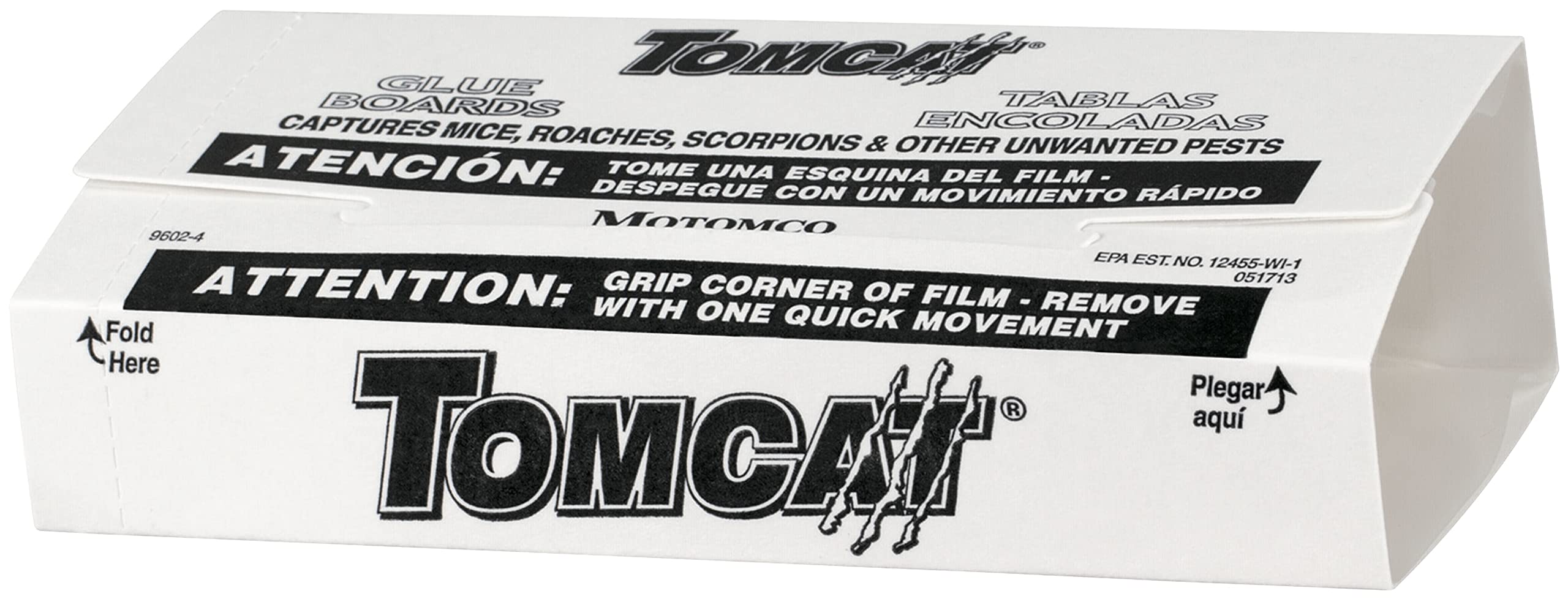 Tomcat Glue Boards with Eugenol for Enhanced Stickiness, 4 Per Box, 2-Pack