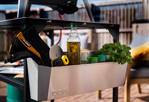 ooni Utility Box Medium – Durable Stainless Steel Utility Box - Fits onto Medium Modular Table or Used as Standalone Outdoor Kitchen Storage – Sleek Outdoor Kitchen Storage Solution