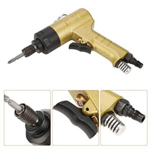 1/4" Pneumatic Screw Guns Pistol Grip Reversible Air Screwdriver 5000rpm Industrial Screw Driver Tool