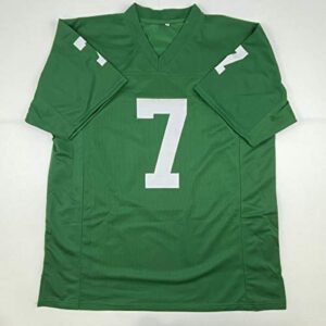 Autographed/Signed Michael Mike Vick Philadelphia Kelly Green Football Jersey Beckett BAS COA