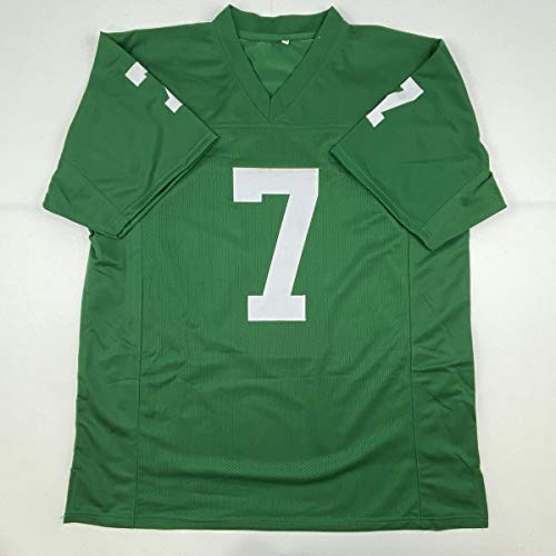 Autographed/Signed Michael Mike Vick Philadelphia Kelly Green Football Jersey Beckett BAS COA