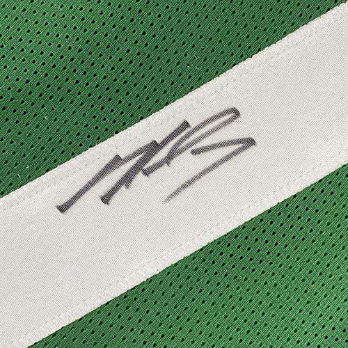 Autographed/Signed Michael Mike Vick Philadelphia Kelly Green Football Jersey Beckett BAS COA