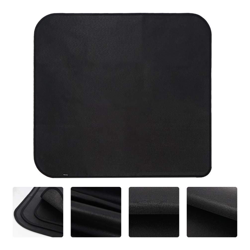 VICASKY Fire Pit Mat Square Fireproof Firepit Pad Heat Resistant Wood Shield Concrete Floor Grass Patio Mat Deck Protector for Under Grill Stove Chiminea