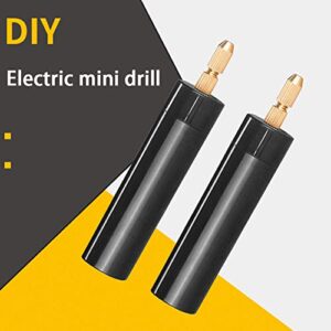 Micro Handheld Drill Bits, 0.7-1.2mm Crystal Epoxy For Resin Jewelry Making Mini Electric Drill Set DIY ABS