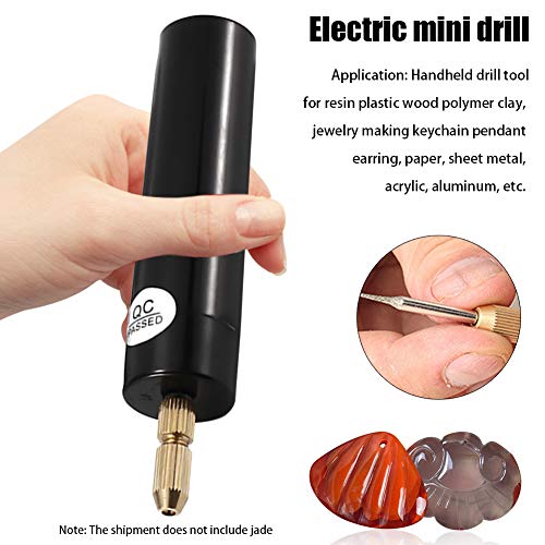 Micro Handheld Drill Bits, 0.7-1.2mm Crystal Epoxy For Resin Jewelry Making Mini Electric Drill Set DIY ABS